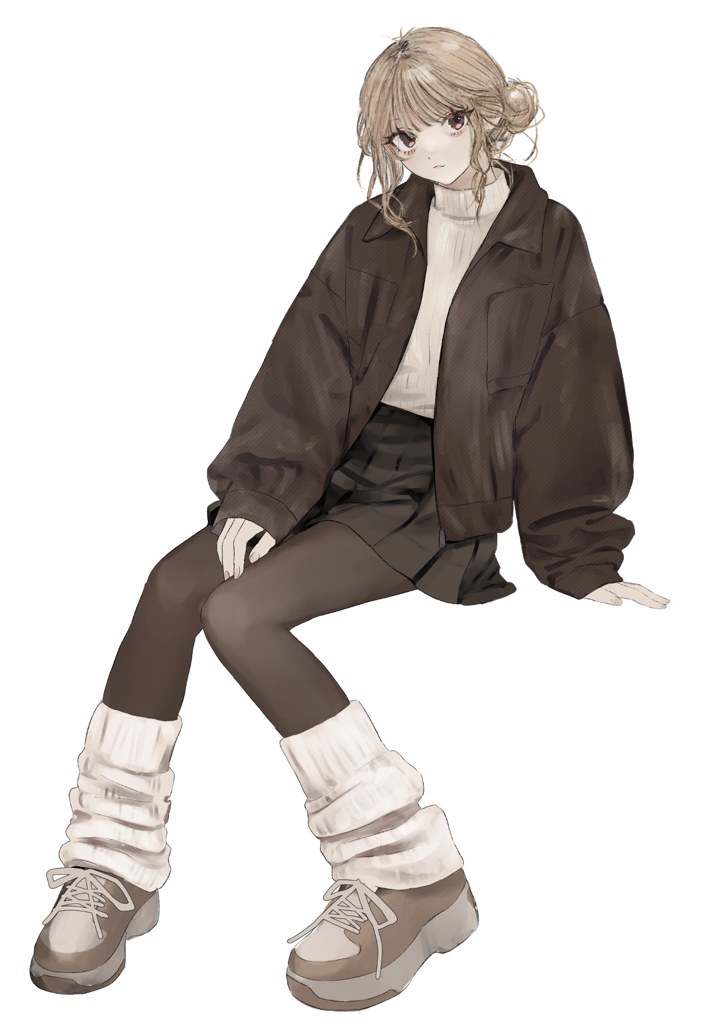 深白 ひよりの基本立ち絵