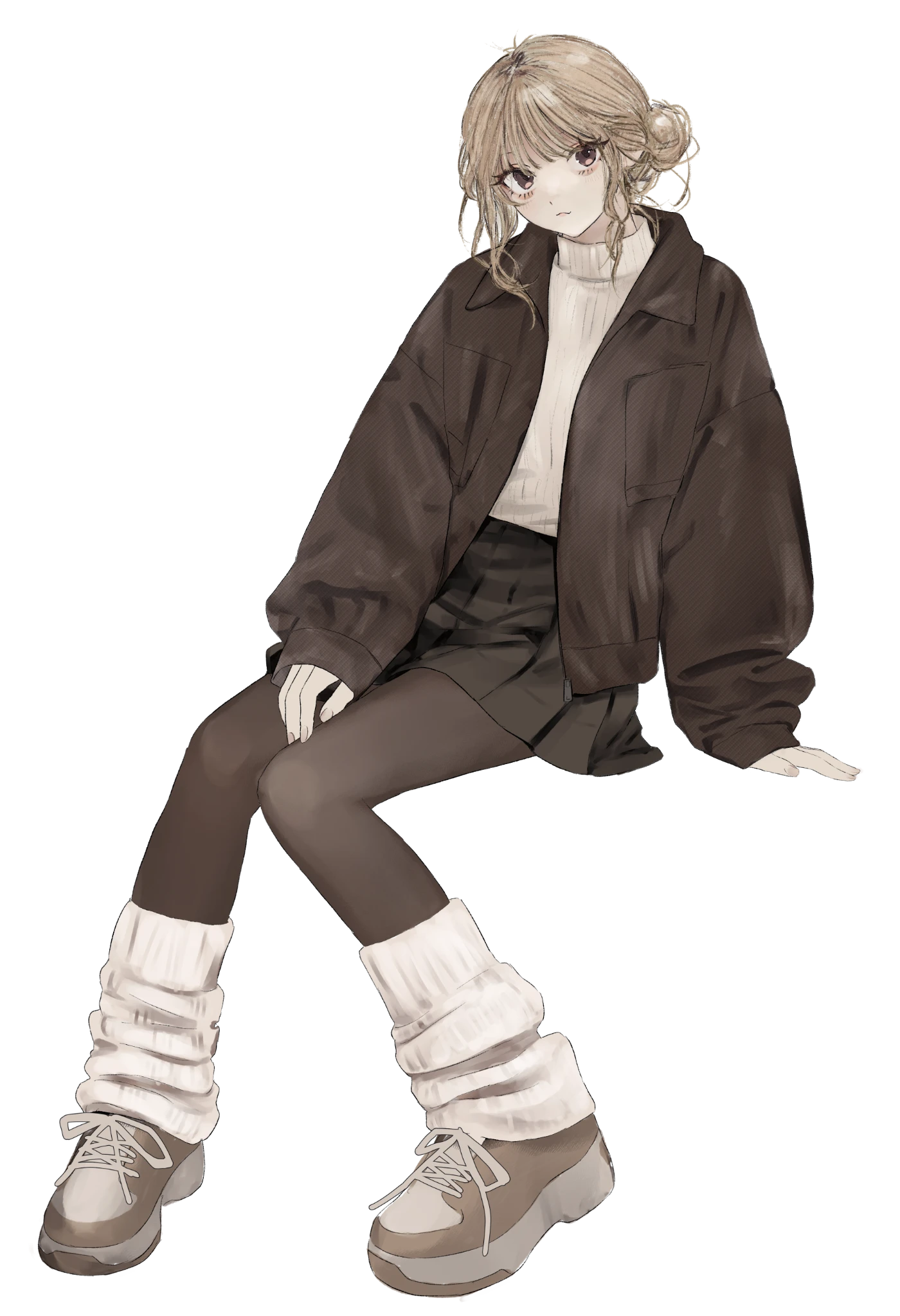 深白 ひよりの基本立ち絵